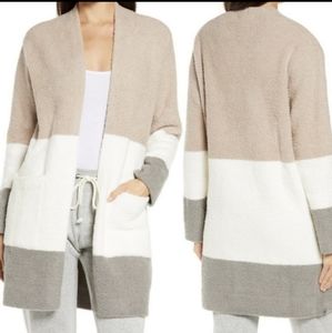 2 for $220 NWT Barefoot Dreams Cozychic Colorblock Cardigan